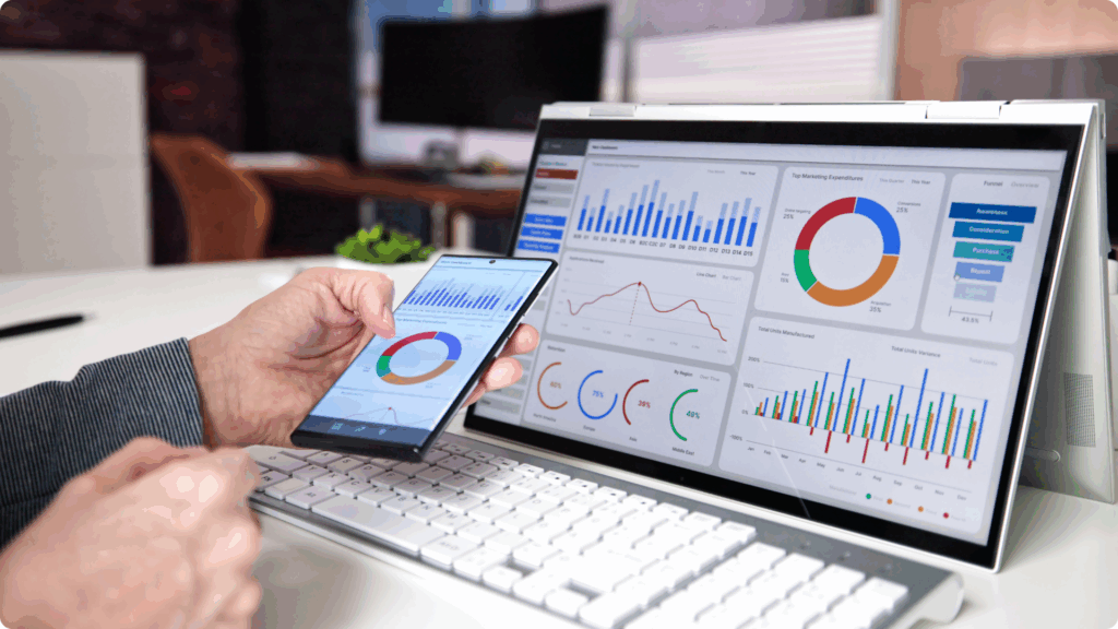 Financial dashboard illustrating FP&A tools for SMBs